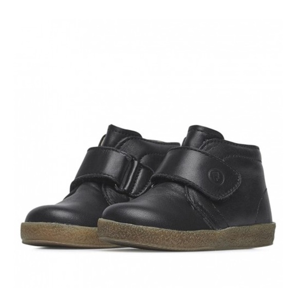 Falcotto Other - NWT FALCOTTO CONTE VL Boys Black Brushed Nappa Leather Shoes with Strap Closure